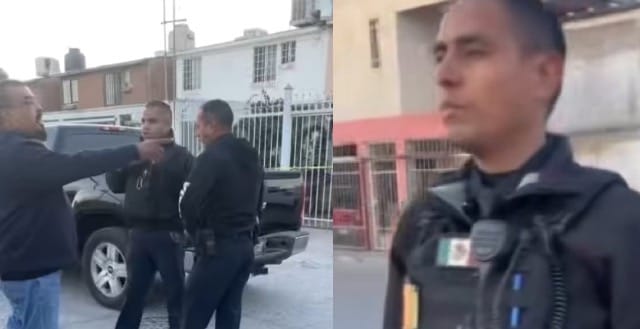 El periodista Valentín Hierro, de "Acción en la Noticia", fue agredido por agentes municipales mientras realizaba su labor informativa; uno de los oficiales lo amenazó diciendo: "Ya valiste madres".