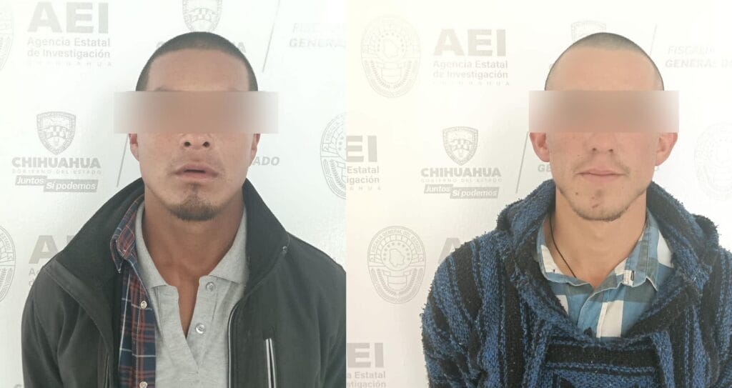 Los sujetos fueron sorprendidos en flagrancia con envoltorios de “cristal” en calles de Cuauhtémoc, Chihuahua