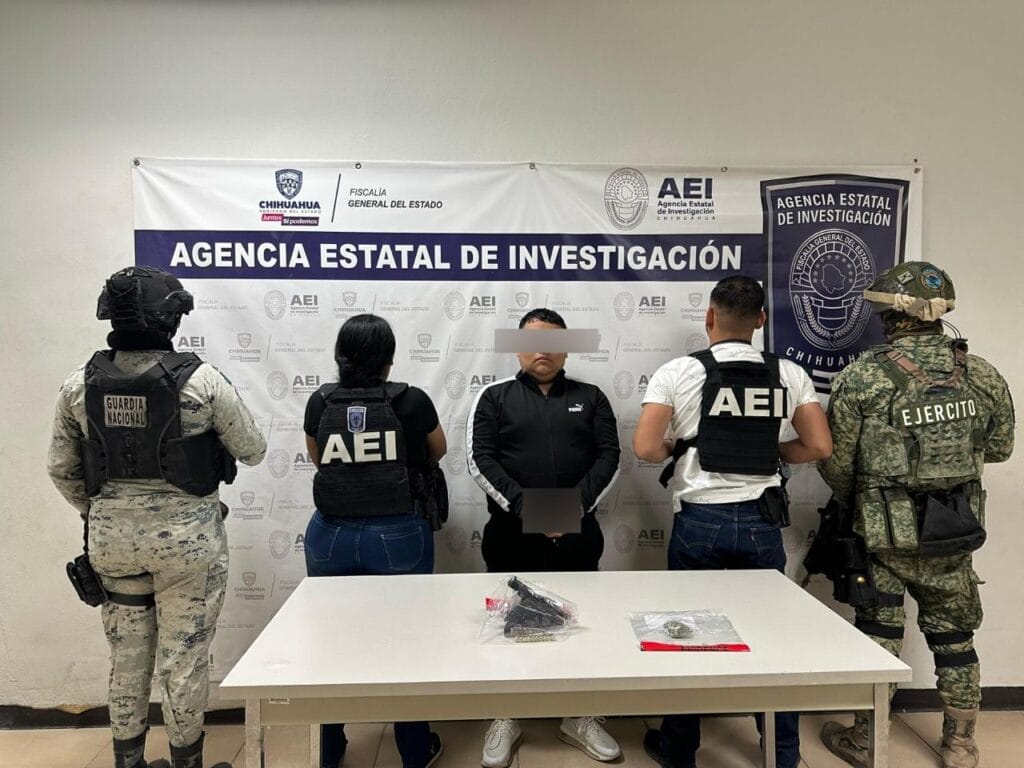 Fue puesto a disposición del Ministerio Público Federal en Ciudad Juárez