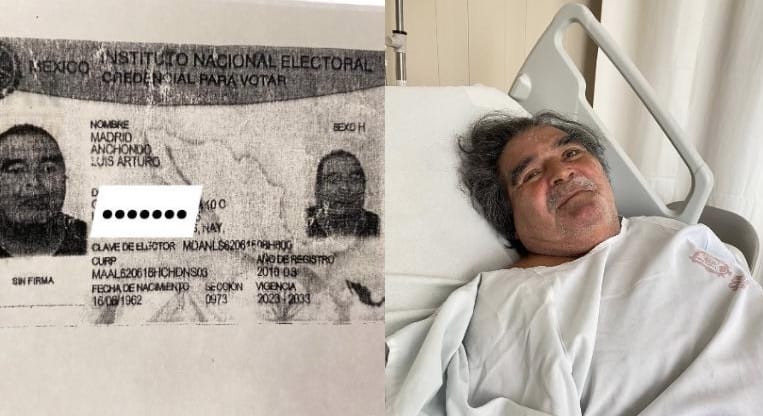 El paciente se encuentra en estado delicado en el Hospital Tondoroque; dijo ser de la colonia Lealtad en Chihuahua capital